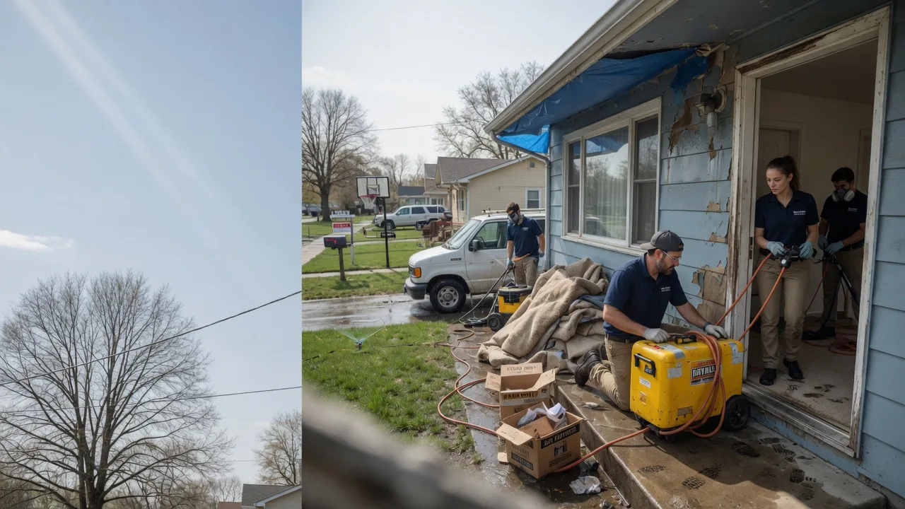 Basement Flood Cleanup in Deville, LA near me